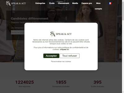 Speak&Act- Site d’évaluation d’organismes privés et publics