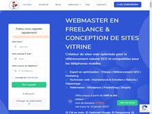 Webmaster Freelance Création site internet