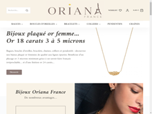 Oriana France, boutique de bijoux plaqué or femme