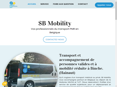 Transport de personnes à mobilité réduite en Belgique