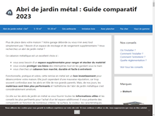 Abri de jardin métal : Guide comparatif 2022 des meilleurs modèles