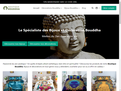 Boutique Bouddha : Bijoux et Décoration Bouddha