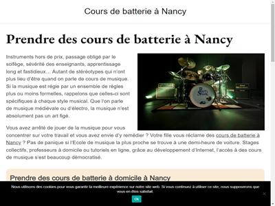 Coursdebatterie-nancy.fr