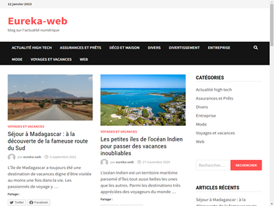 Eureka-web, blog sur l'actualité numérique