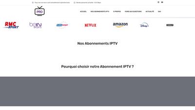 Abonnement IPTV Pro Smart IPTV - Meilleur abonnement IPTV en France