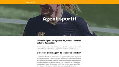 devenir agent sportif