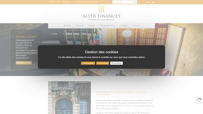 Alter Finances : cabinet de gestion de patrimoine