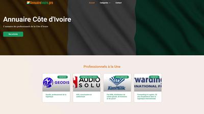 L'annuaire des professionnels de la Côte d'Ivoire