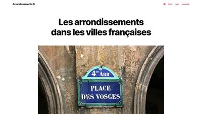 arrondissements.fr