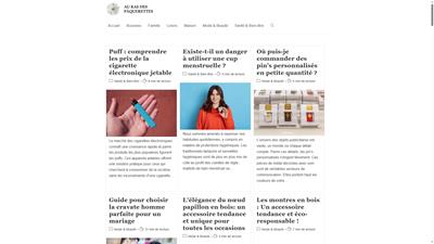 Au Ras des Pâquerettes, votre blog d'informations