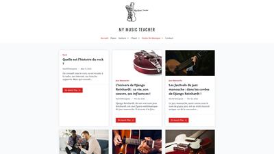 Cours de guitare acoustique et électrique pour débutant avec tablature