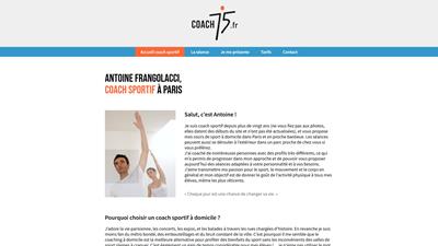 Antoine coach sportif Paris
