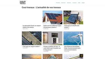 Prix des travaux