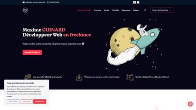 Freelance Création Site Internet WordPress : Maxime GUINARD
