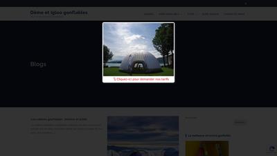 Vente de dôme gonflable