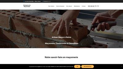 Entreprise de maçonnerie à Reims