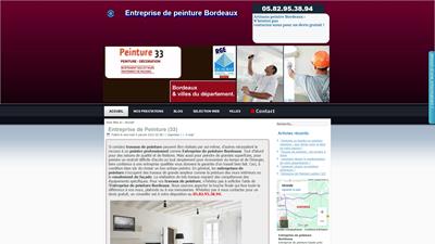 Entreprise de peinture 33