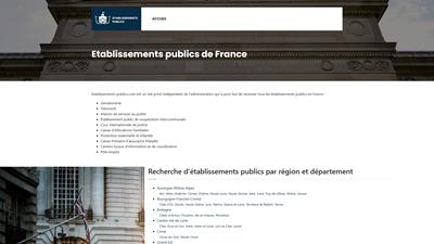 Etablissements publics