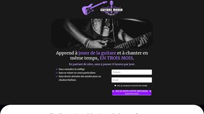 Cours de guitare en ligne