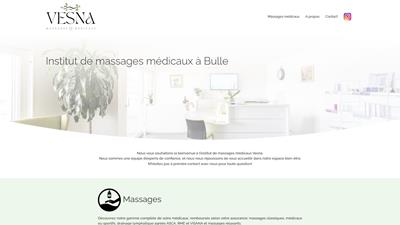 Massages médicaux et réflexologie, institut Vesna