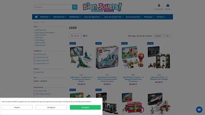 Vente en ligne de figurines LEGO