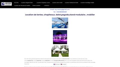 Location de tentes, chapiteaux