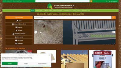 L'Uni-Vert Matériaux : peinture écologique bio