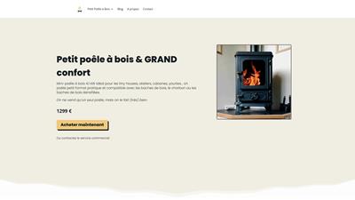 Vente de poêle à bois