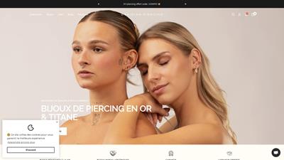Obsidian Piercing - Bijoux de qualité en Or 14/18K & Titane à Prix Accessible