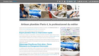 Plombier Paris 75004