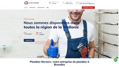 Plombier Bruxelles : PLOMBIER MERTENS