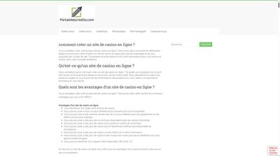 Le portail des crédits