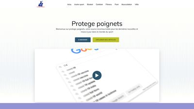 Se protéger avec un protège-poignet
