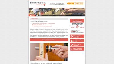 ouverture de porte le blanc mesnil