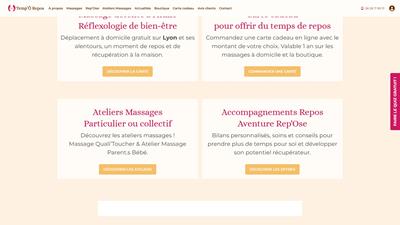 Service de massages à domicile à Lyon : Temp'Ô Repos