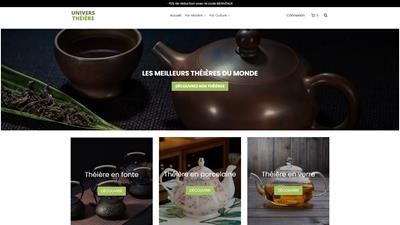 Univers théière : Théière en fonte, verre, inox, céramique