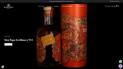 N°1 achat de Whisky, de Rhum et de Spiritueux en ligne