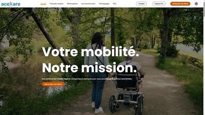 Fauteuil roulant électrique pliable et léger