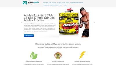 Acides amines bcaa