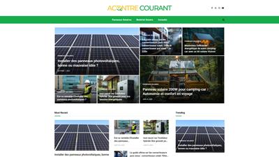 Acontre-courant, Expert en Énergie Photovoltaïque