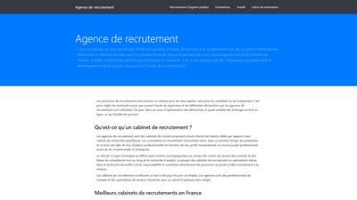 agence de recrutement