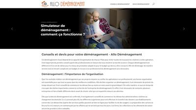 le site du déménagement