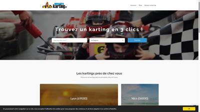 Un site dédié au karting et aux sports automobiles