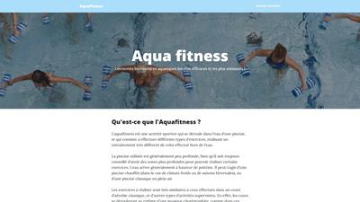 l'aqua fitness