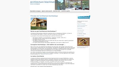 architecture bioclimatique
