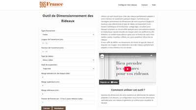 Atelier de France : rideaux occultants