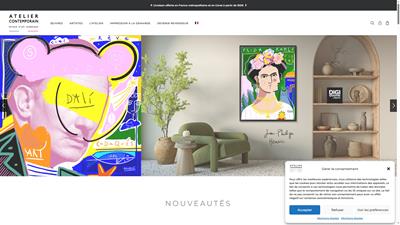 Atelier Contemporain: digital art gallery
