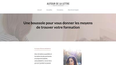autour de la lettre