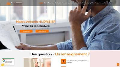 Avocat droit administratif Albi, Maître Antonin Hudrisier