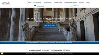Avocat au Barreau de Bruxelles, Maître Persoons